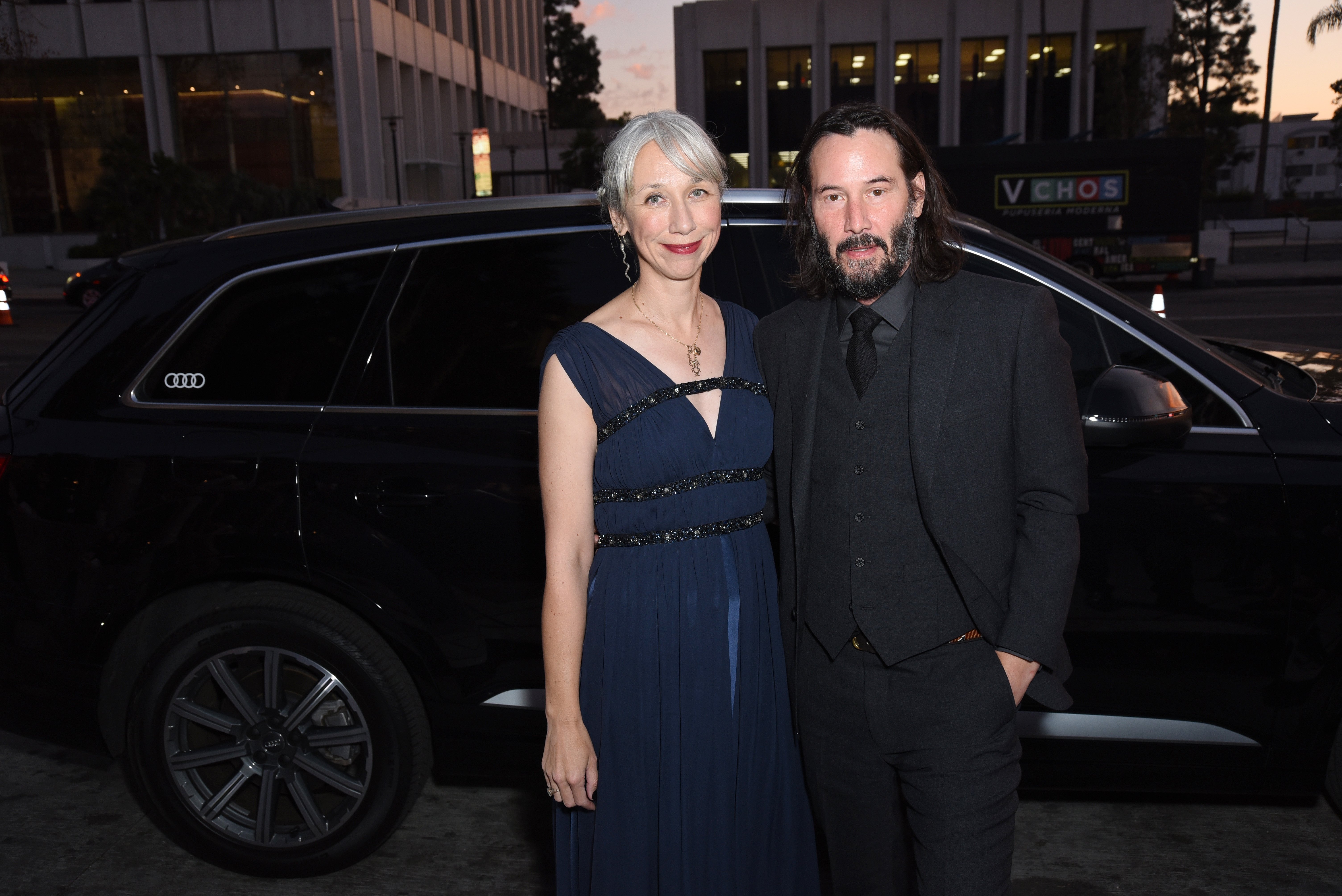 Keanu Reeves und Alexandra Grant in Los Angeles 2019. | Quelle: Getty Images