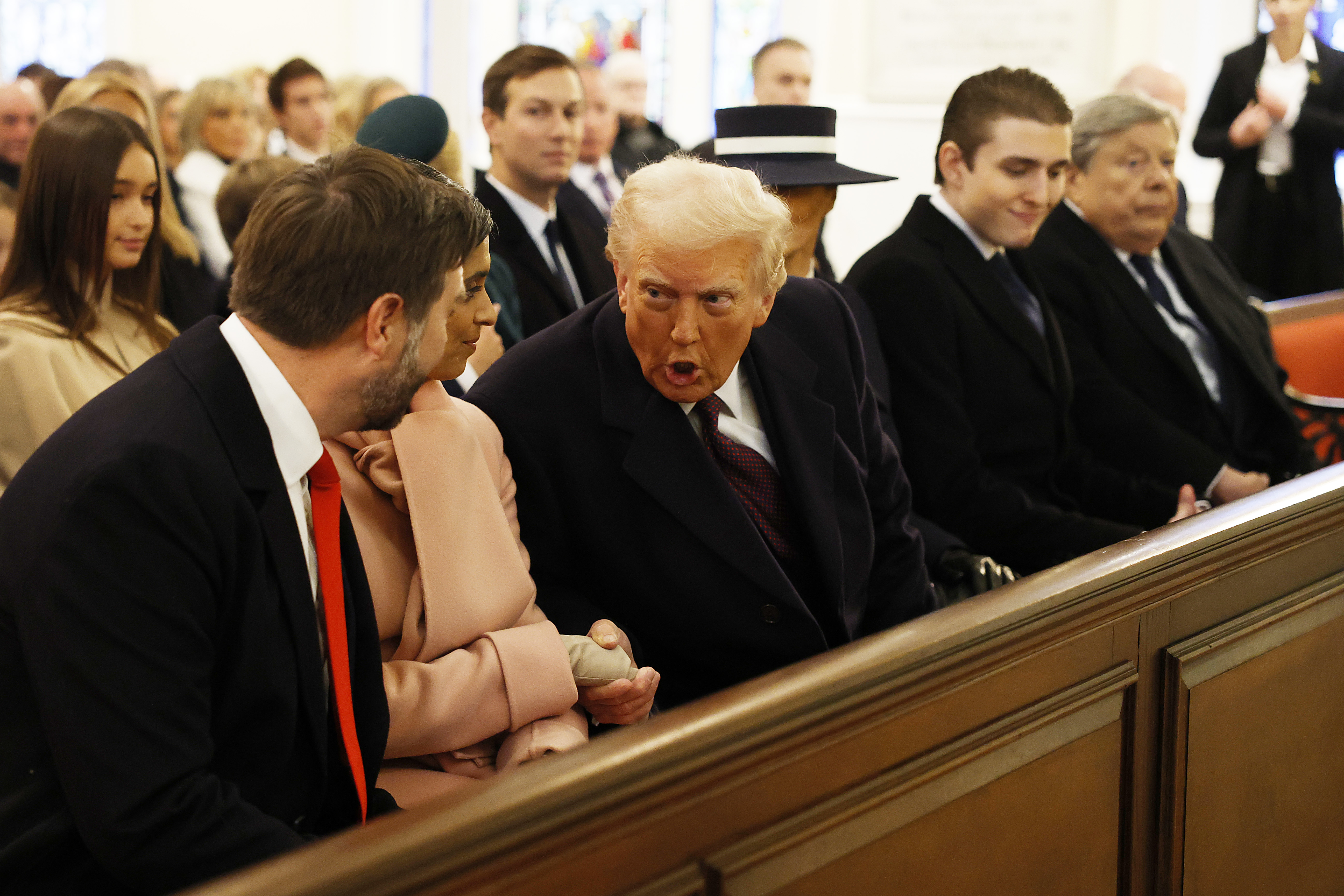 Although he rarely seeks public attention, Viktor Knavs also attended the traditional church service held before Donald Trump's inauguration. His presence throughout the day's events reflected the same pattern seen at Barron Trump's graduation and later at the FIFA World Cup Final. | Source: Getty Images
