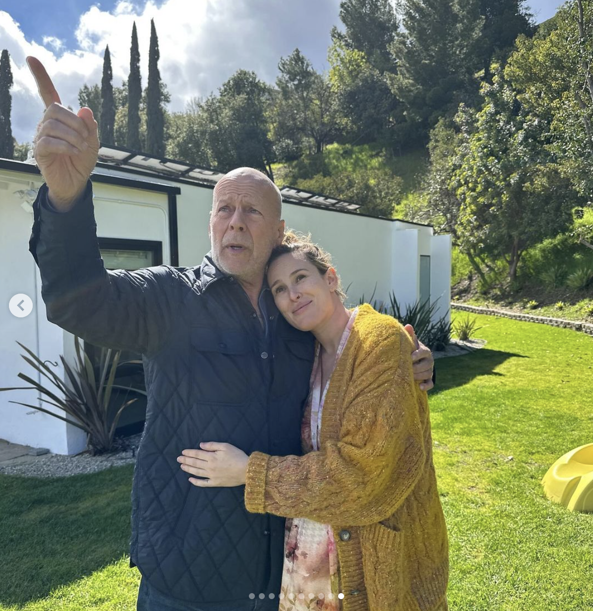 Bruce Willis and Rumer Willis, as seen in a post dated March 19, 2024 | Source: Instagram/demimoore