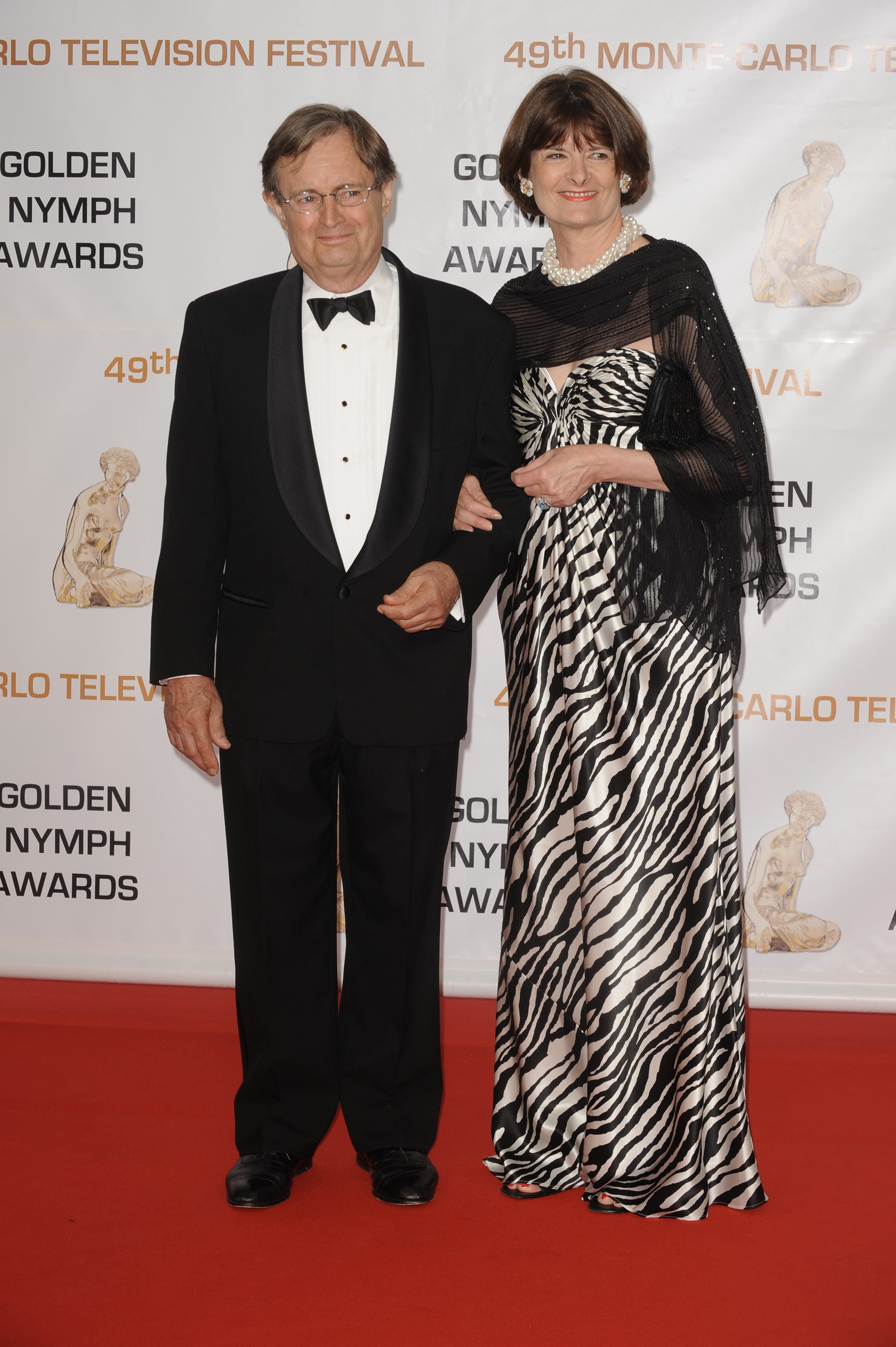 Actor David McCallum (L) and his wife Katherine Carpenter attend the closing ceremony of the 2009 Monte Carlo Television Festival at Grimaldi in Monte Carlo, Monaco on June 10th , 2009 | Source: Getty Images 