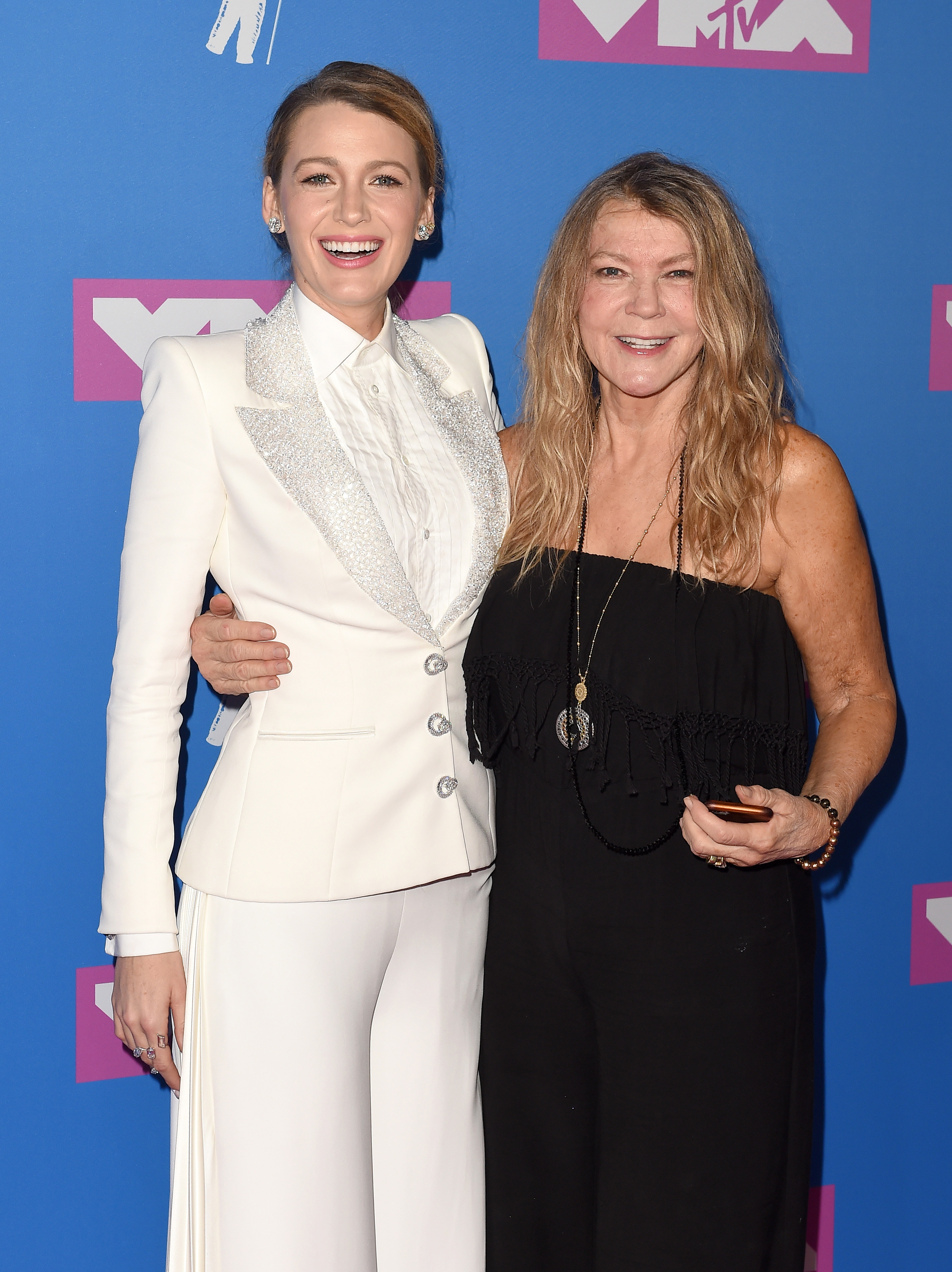 Blake Lively and Elaine Lively attend the MTV Video Music Awards in New York City, on August 20, 2018. | Source: Getty Images