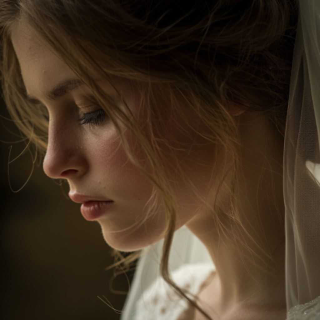 A sad bride | Source: Midjourney