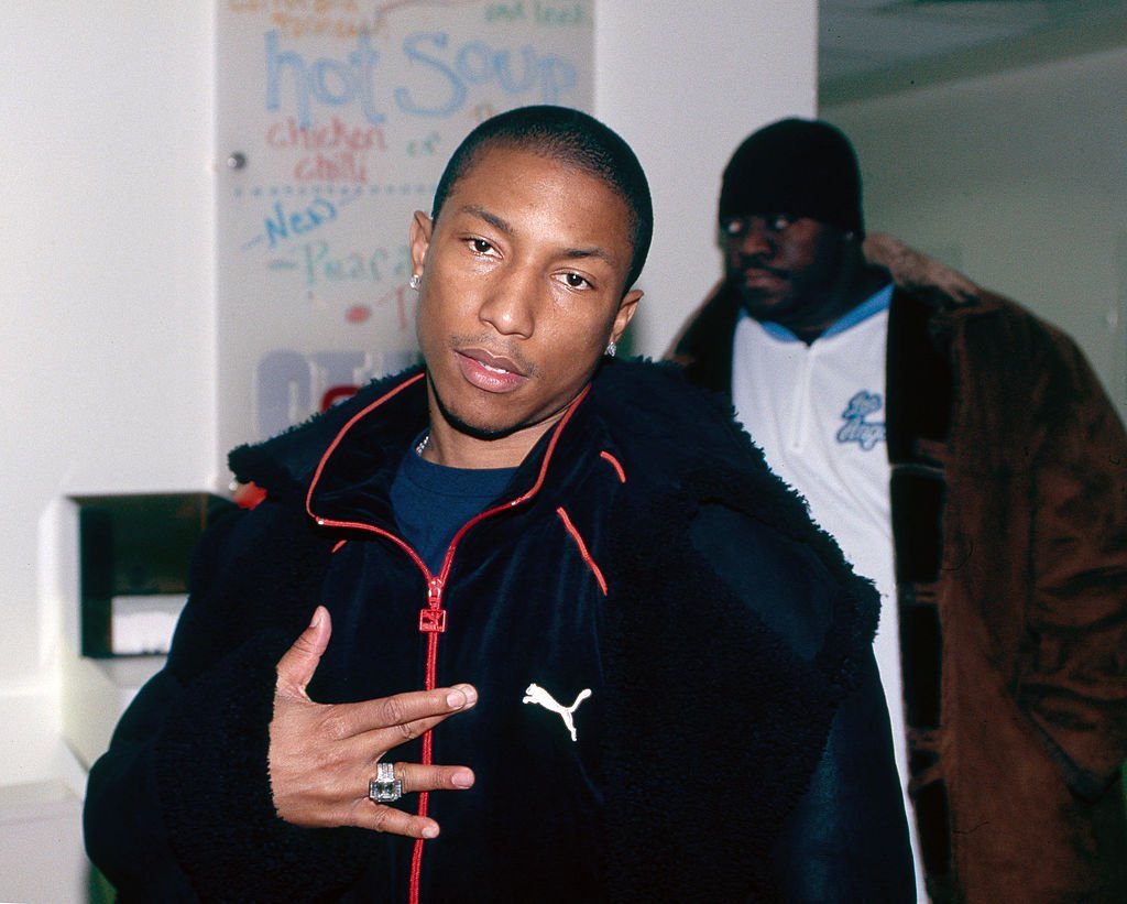 Pharrell Williams of The Neptunes, backstage at a TV show, London | Photo: Getty Images