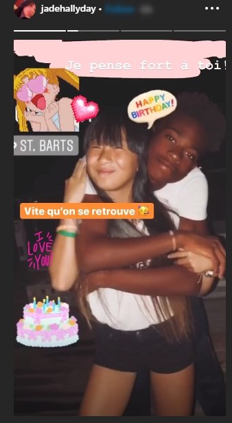 La belle déclaration d'amour de Jade Hallyday. | Photo : instagram.com/jadehallyday/ La belle déclaration d'amour de Jade Hallyday. | Photo : instagram.com/jadehallyday/
