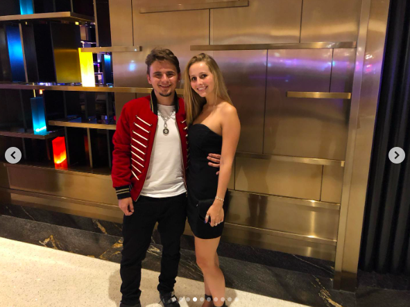 Prince Jackson and his fiancée smiling as they pose for the camera. | Source: Instagram/princejackson
