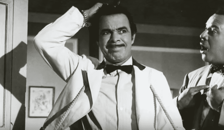 Germán Valdés actuando. | Foto: YouTube / Cronos FILMS TV