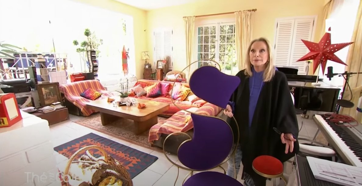 L'intérieur de la maison de Véronique Sanson. | photo : Youtube