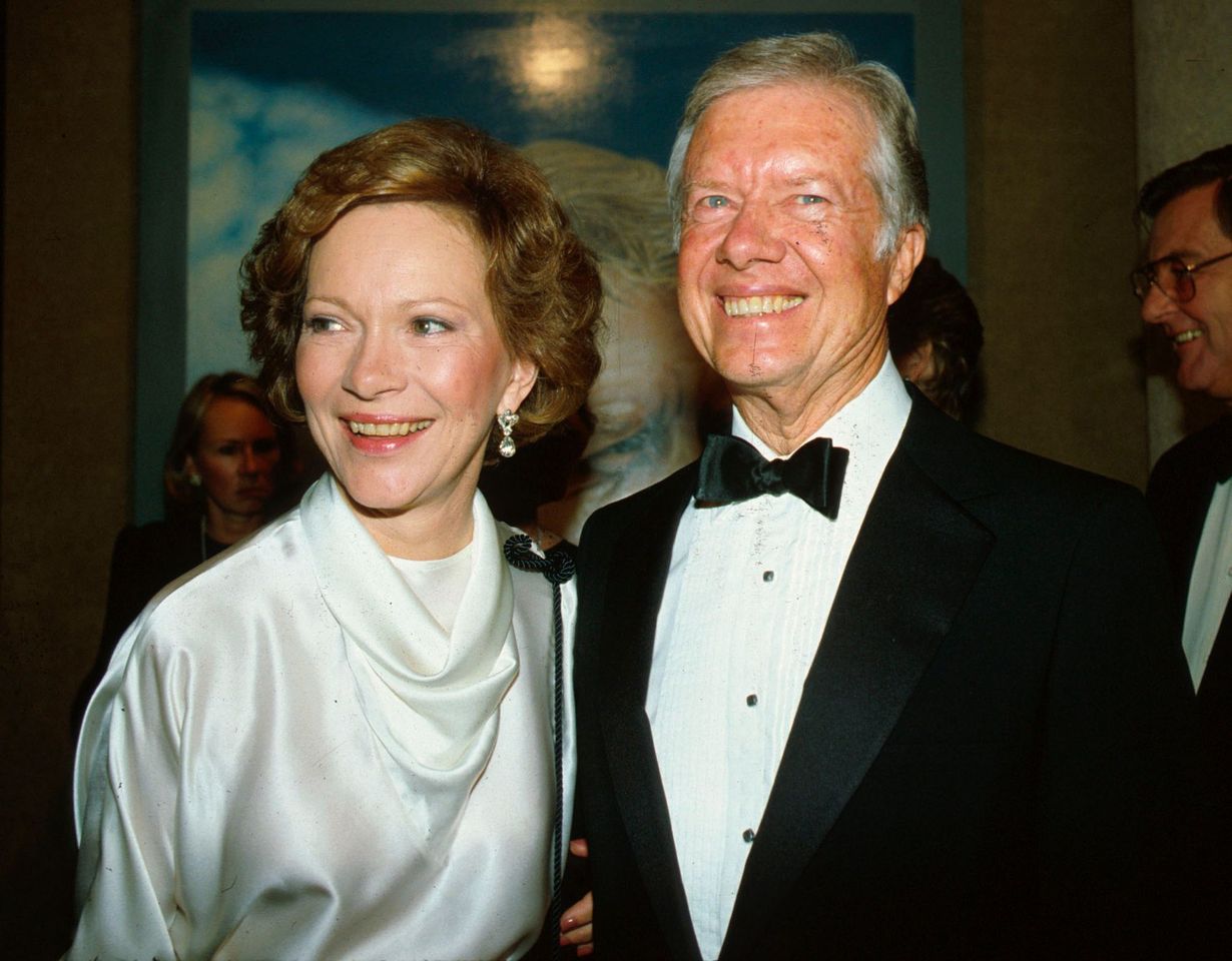 Jimmy Carter and Rosalyn at the Sotheby's Auction in New York City, on October 4, 1983 | Source: Getty Images