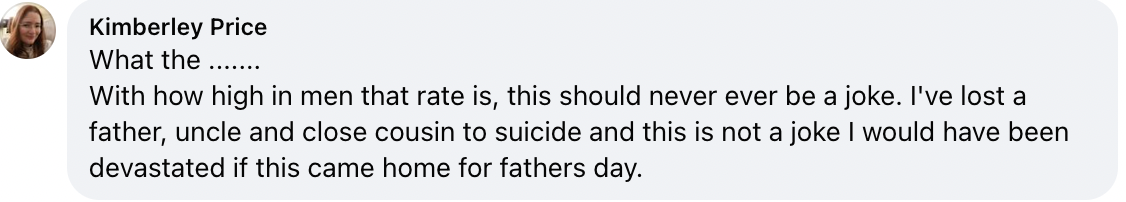 A comment left on a Facebook post about the Howard family's incident in 2023 | Source: facebook.com/Ninecomau