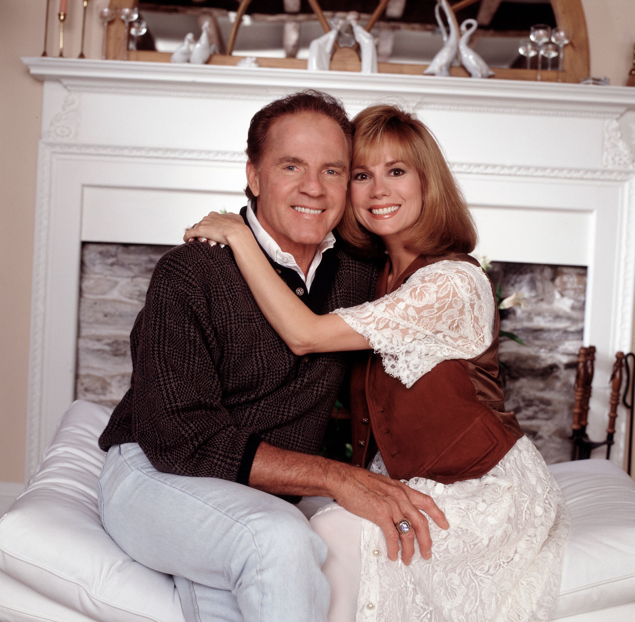 Frank and Kathie Lee Gifford for an Walt Disney Television interview with Barbara Walters, October 5, 1992. | Source: Getty Images