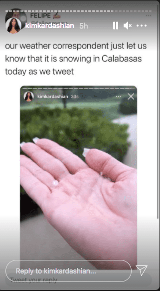 Kim Kardashian shared a hilarious meme a fan made in reaction to her weather mistake. 2021. | Photo: Instagram/kimkardashian