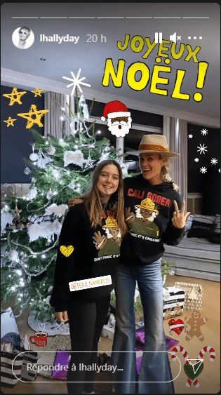 Capture d'écran de la story Instagram de Laeticia Hallyday | Photo : Instgram/lhallyday/