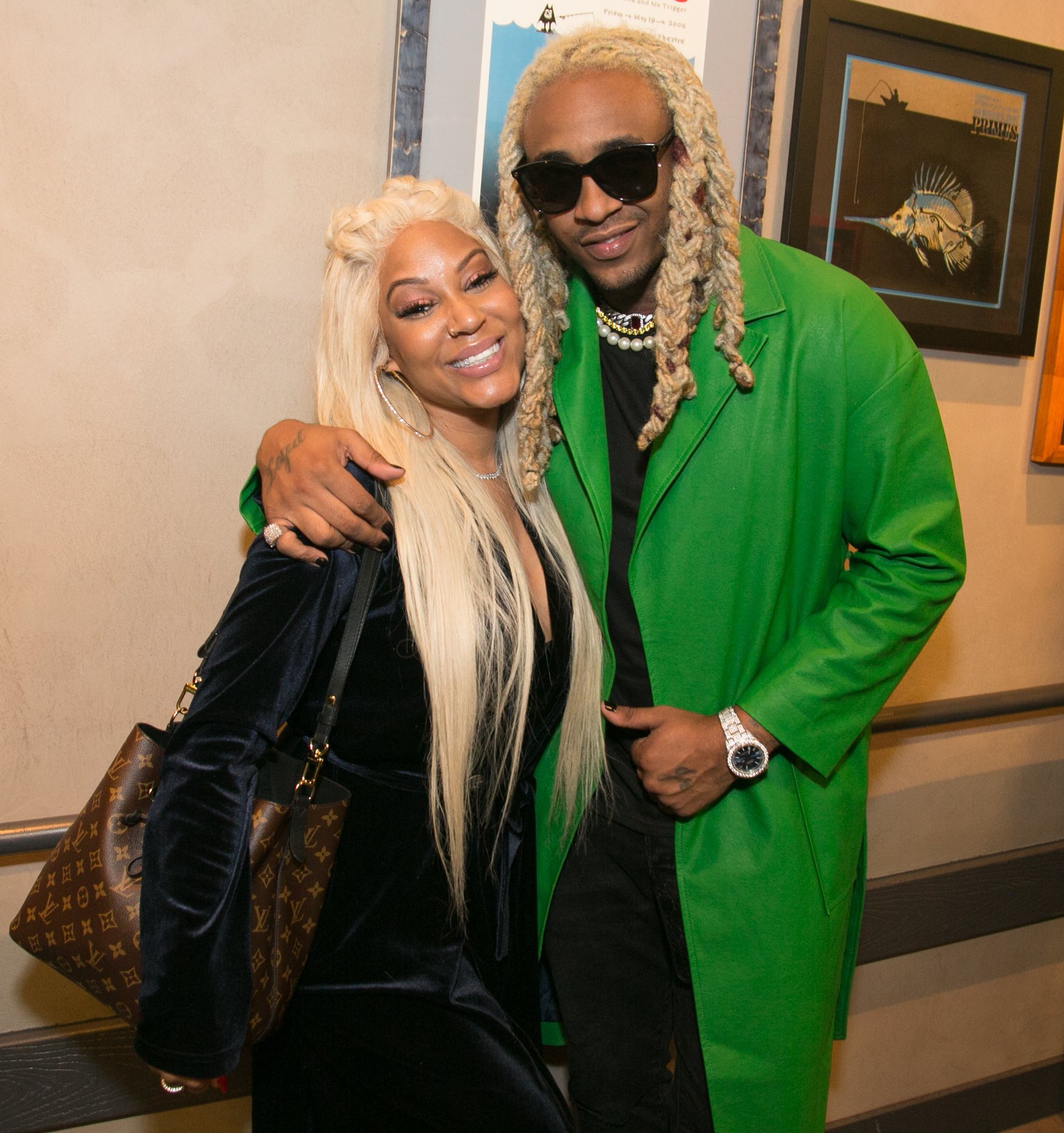  Lyrica Anderson and Floyd Bentley aka A1 attend Ty Dolla $ign in concert at The Novo on April 12, 2018 in Los Angeles, California. | Photo by Gabriel Olsen/Getty Images