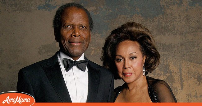 Sidney Poitier and Diahann Carroll during their later years. | Source: Getty Images