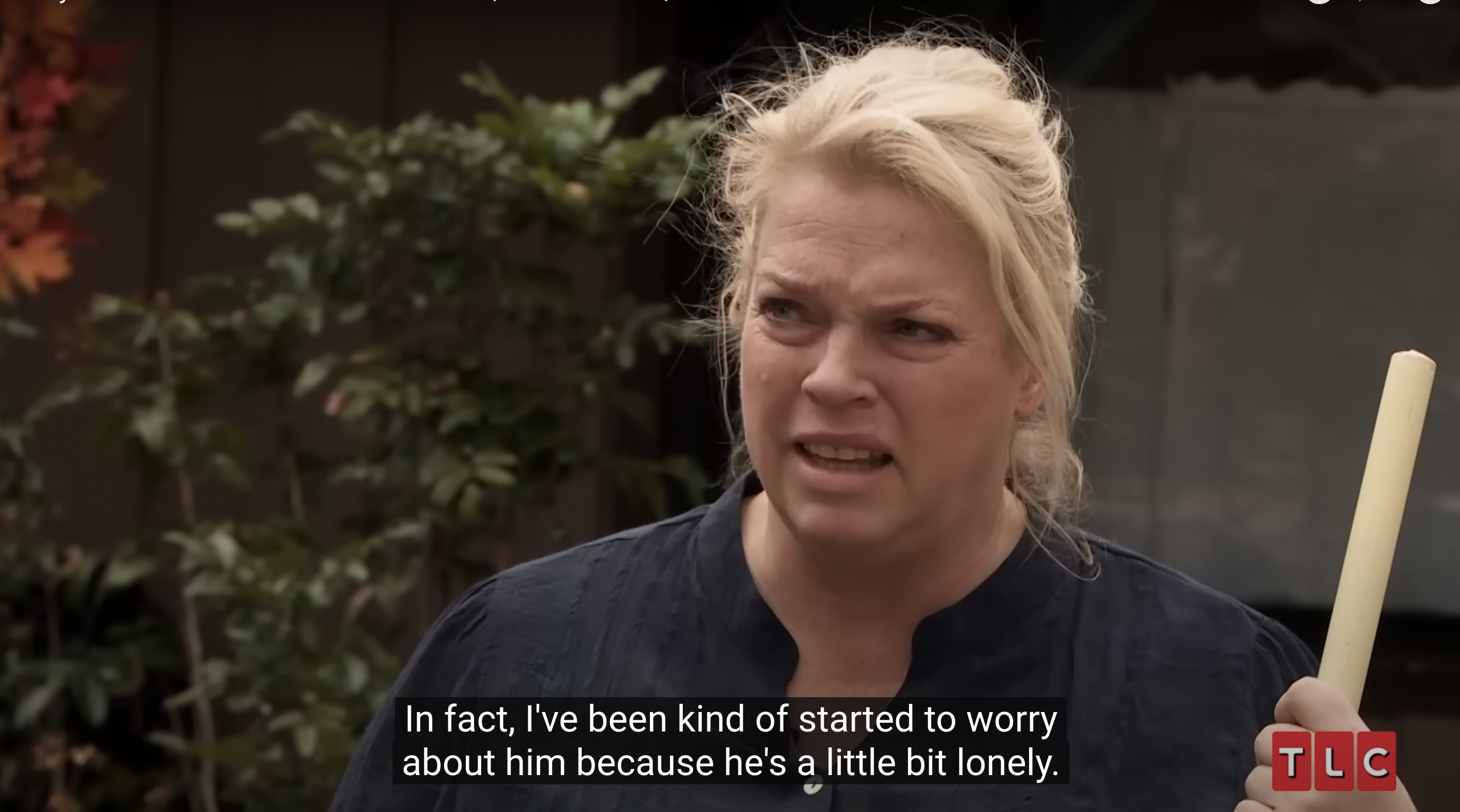 Janelle Brown expressing her concern about Garrison in a discussion with Kody Brown on an episode of "Sister Wives," published on January 23, 2023 | Source: youtube/tlc