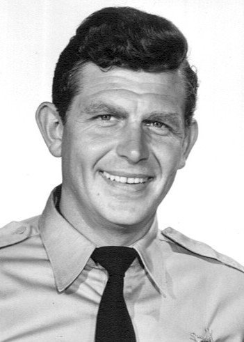 Photo of Andy Griffith as Sheriff Andy Taylor, 1960. | Source: Wikimedia Commons