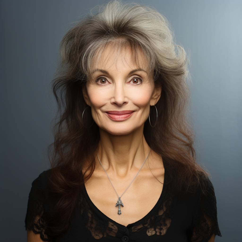 Susan Lucci in her 60s to 70s via AI | Source: Midjourney