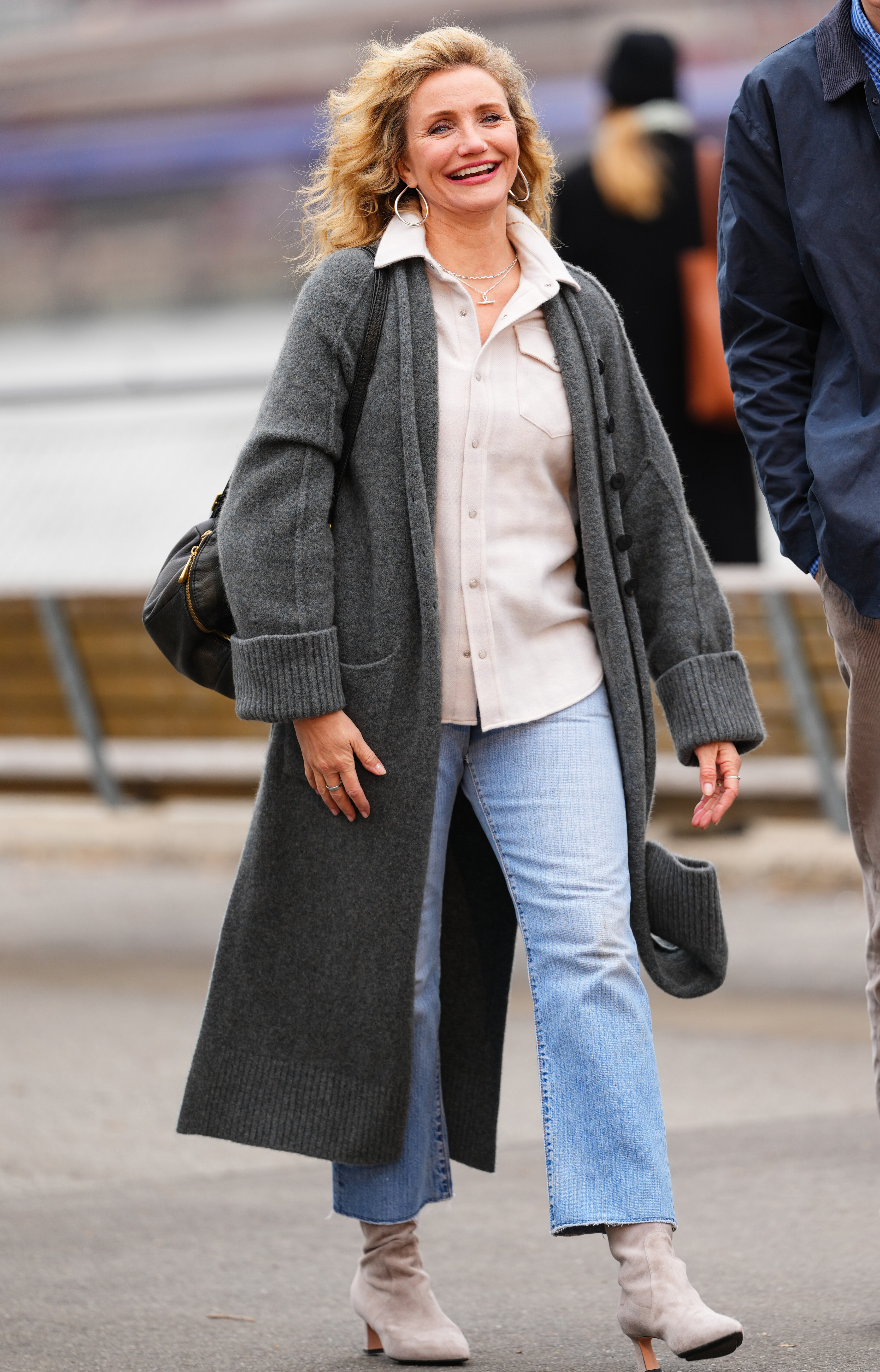 Cameron Diaz is seen on March 19, 2026 in New York City | Source: Getty Images