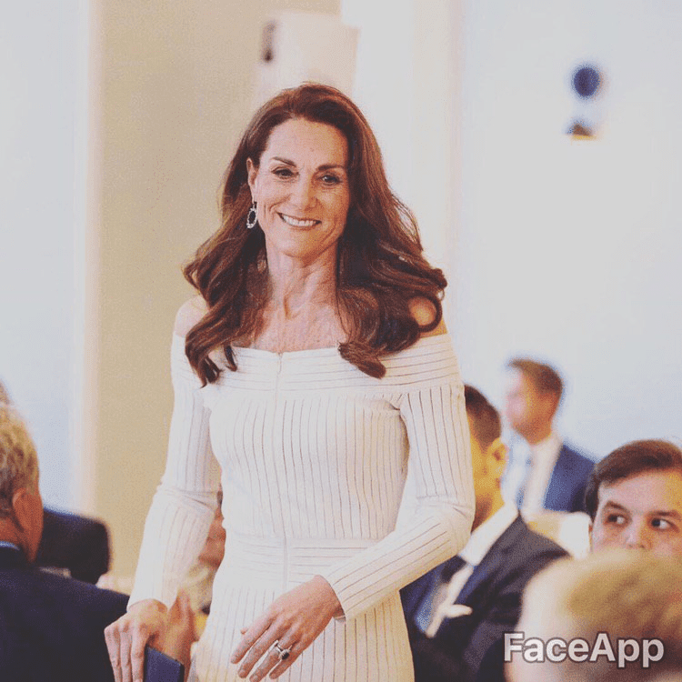 FaceApp Kate Middleton