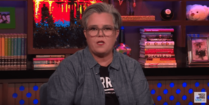 Rosie O'Donnell responding to rumors about The Talk on Andy Cohen's show on June 24, 2019 | Photo: YouTube/Watch What Happens Live With Andy Cohen