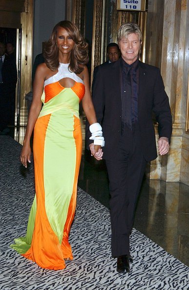 Iman and David Bowie on October 18, 2005 in New York City | Photo: Getty Images