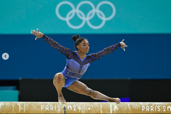 Simone Biles during the Paris Olympics, posted on August 3, 2024 | Source: Instagram/simonebiles