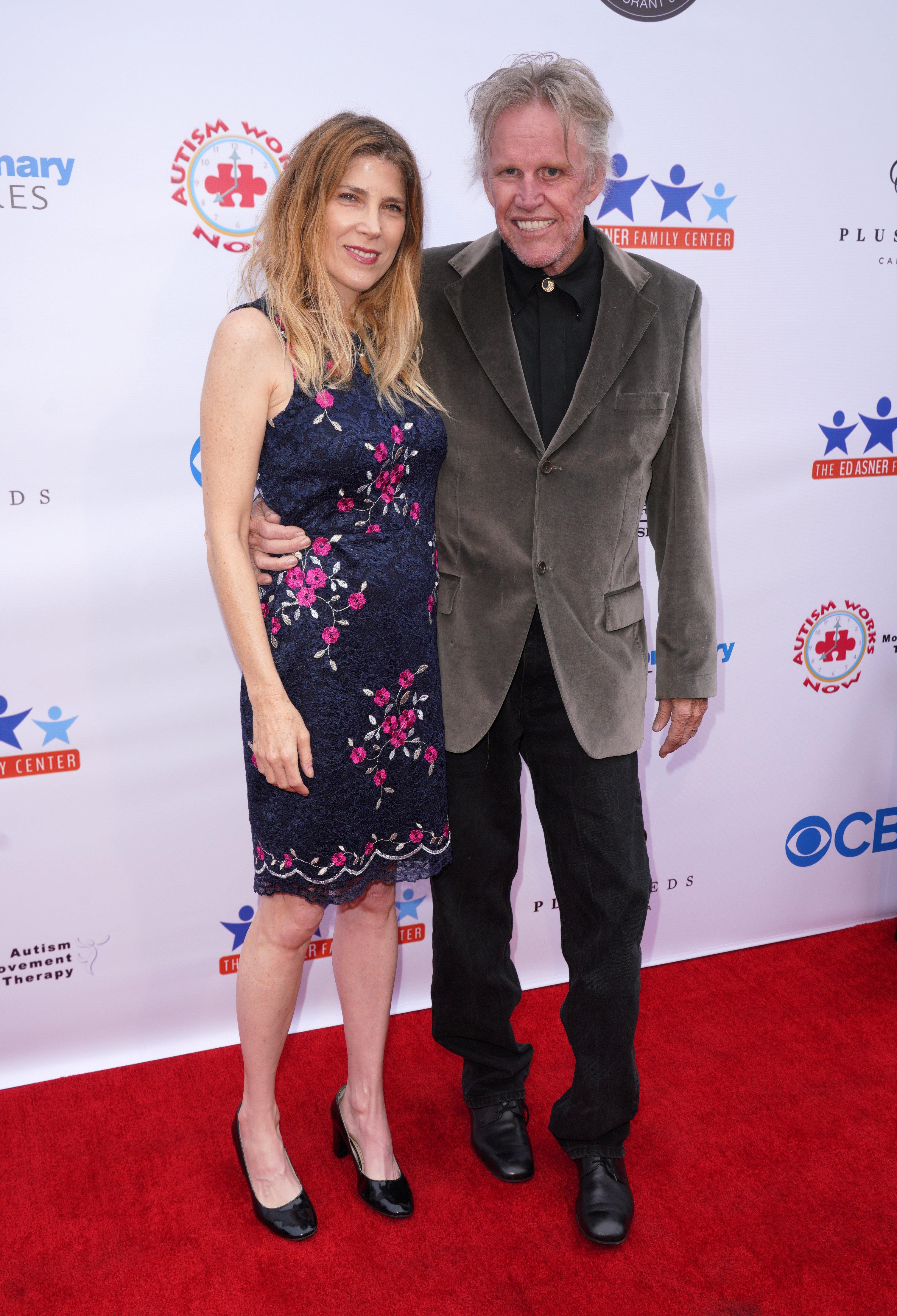 Gary Busey and Steffanie Sampson attend the 7th Annual Ed Asner And Friends Poker Tournament Celebrity Night at CBS Studios - Radford on June 1, 2019 in Studio City, California | Source: Getty Images