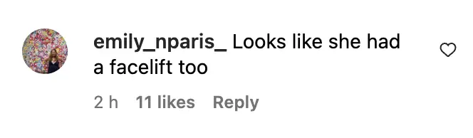 A user comment on Oprah Winfrey's recent photo dated December 3, 2023 | Source: Instagram.com/hellocanadamag