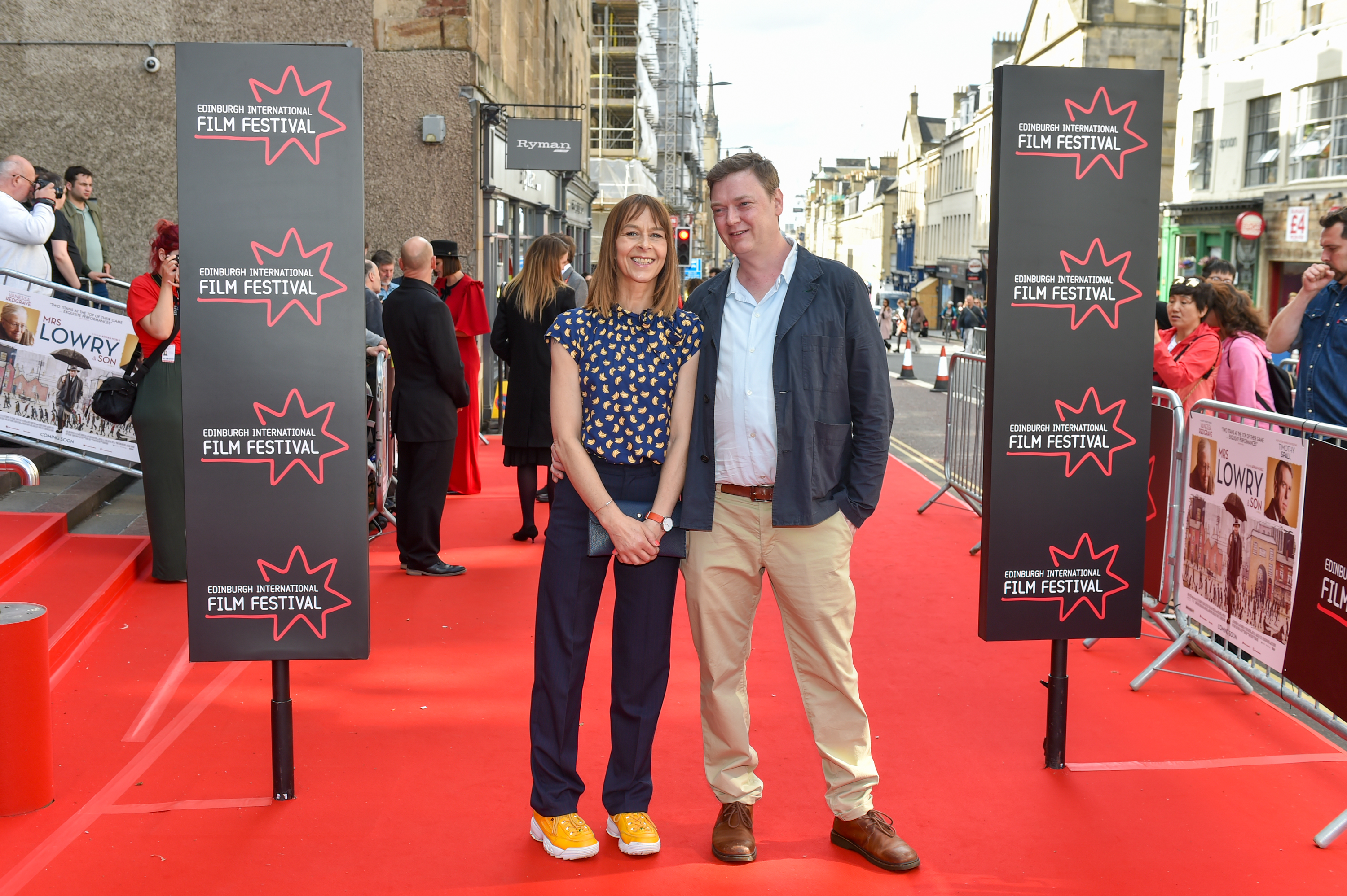 Kenny Dickie and Kate Dickie attend the world premiere of "Mrs Lowry & Son" and closing night gala of the 73rd Edinburgh International Film Festival at Festival Theatre on June 30, 2019, in Edinburgh, Scotland. | Source: Getty Images