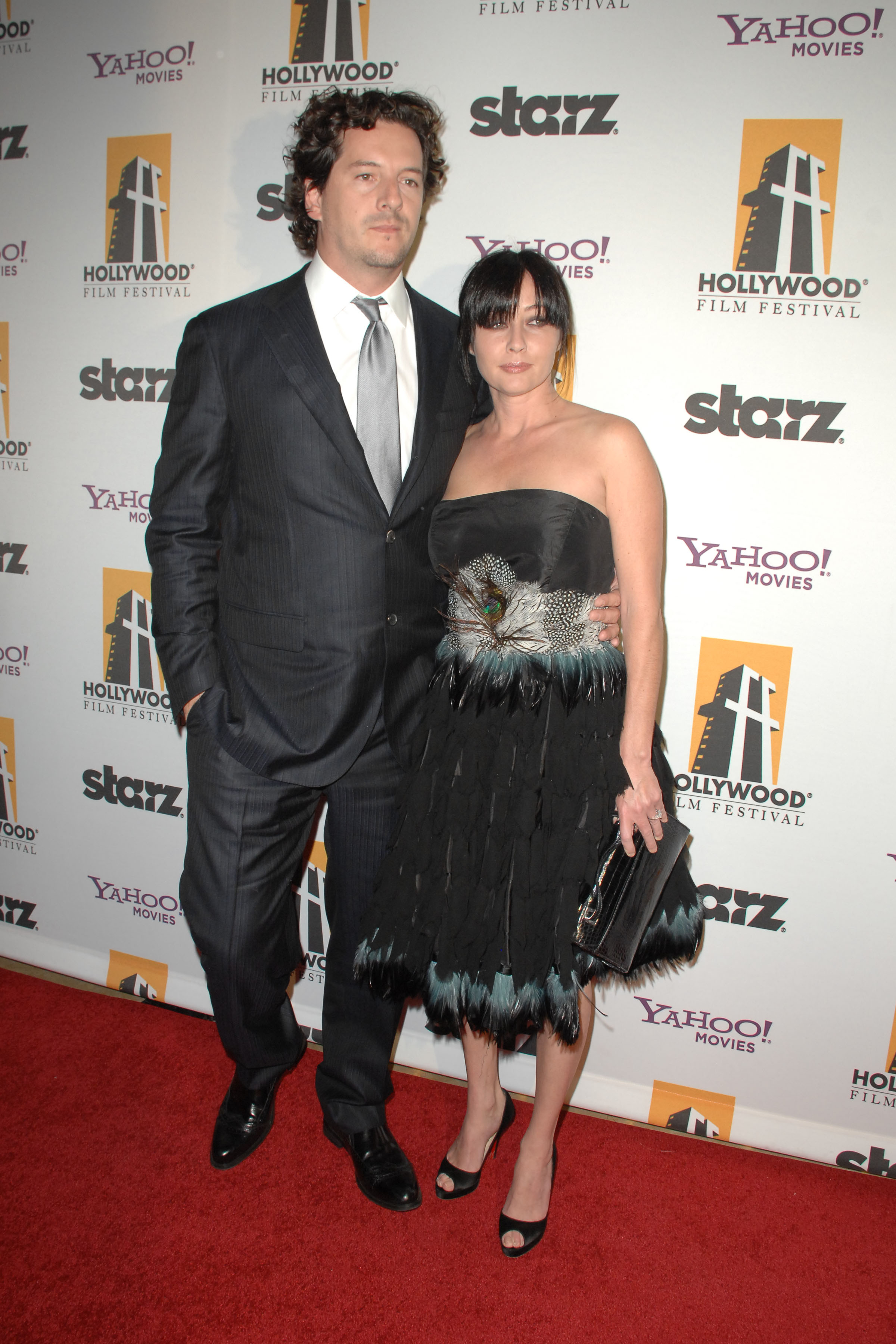 Kurt Iswarienko and Shannen Doherty attend Hollywood Fest Honors Today's Biggest Stars At The 13th Annual Hollywood Awards Gala Ceremony at Beverly Wilshire Hotel in Beverly Hills, California on October 26, 2009. | Source: Getty Images