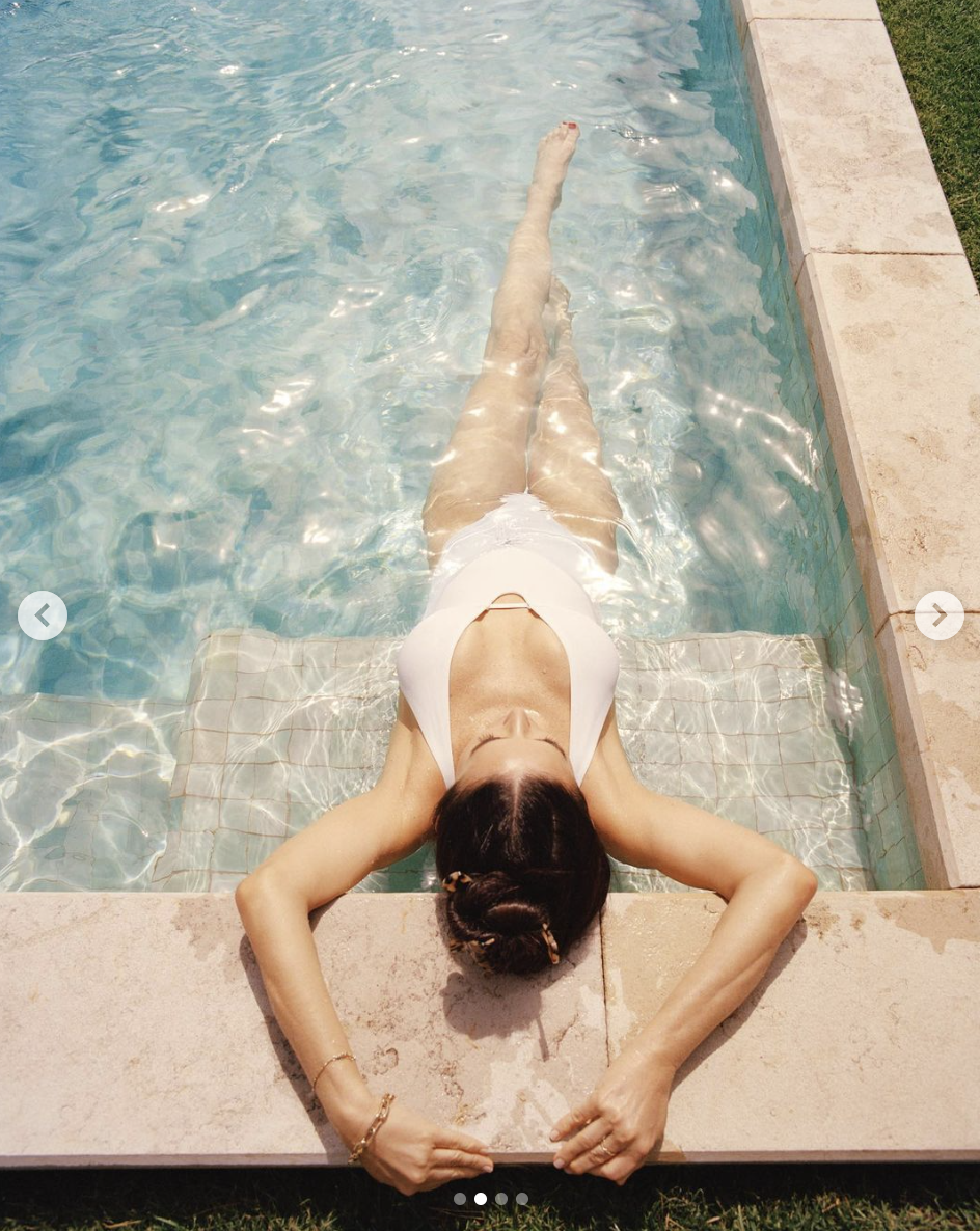 Demi Moore poses in swimwear, dated July 2022 | Source: Instagram/DemiMoore