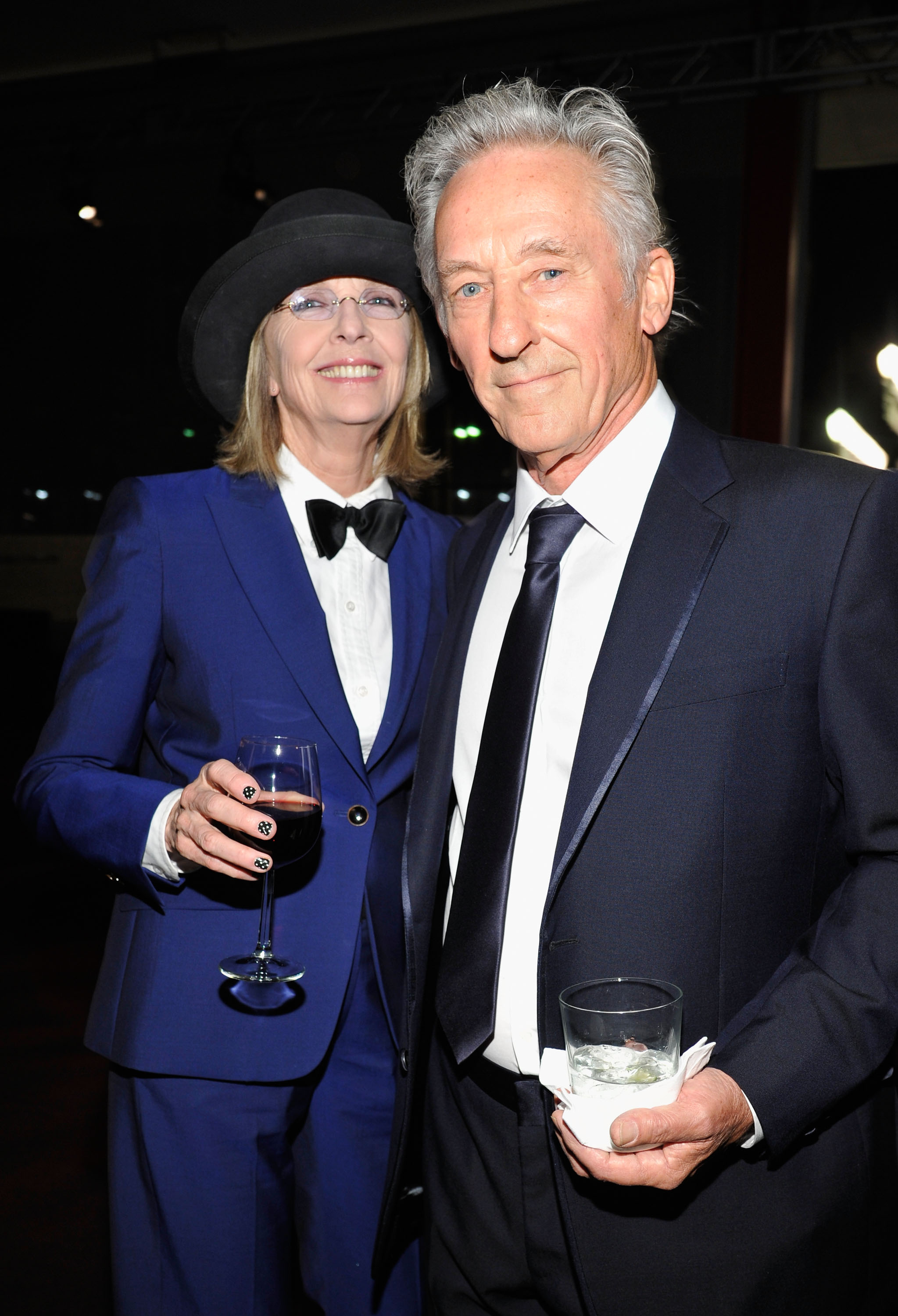 Diane Keaton and Edward Ruscha attend LACMA Art + Film Gala on October 27, 2012 | Source: Getty Images