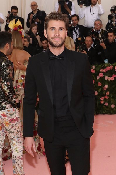 Liam Hemsworth at the 2019 Met Gala celebrating "Camp: Notes on Fashion" on May 6, 2019 