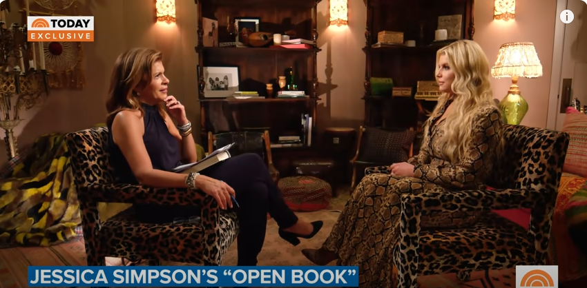 A screenshot of Hoda Kotb and Jessica Simpson in an interview posted on January 29, 2024 | Source: YouTube/@TODAY