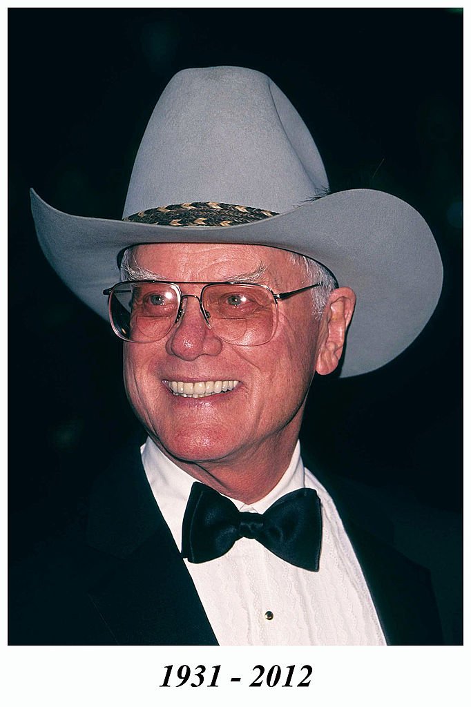 Larry Hagman in a cowboy hat during The 2001 Television Awards at Royal Albert Hall | Getty Images