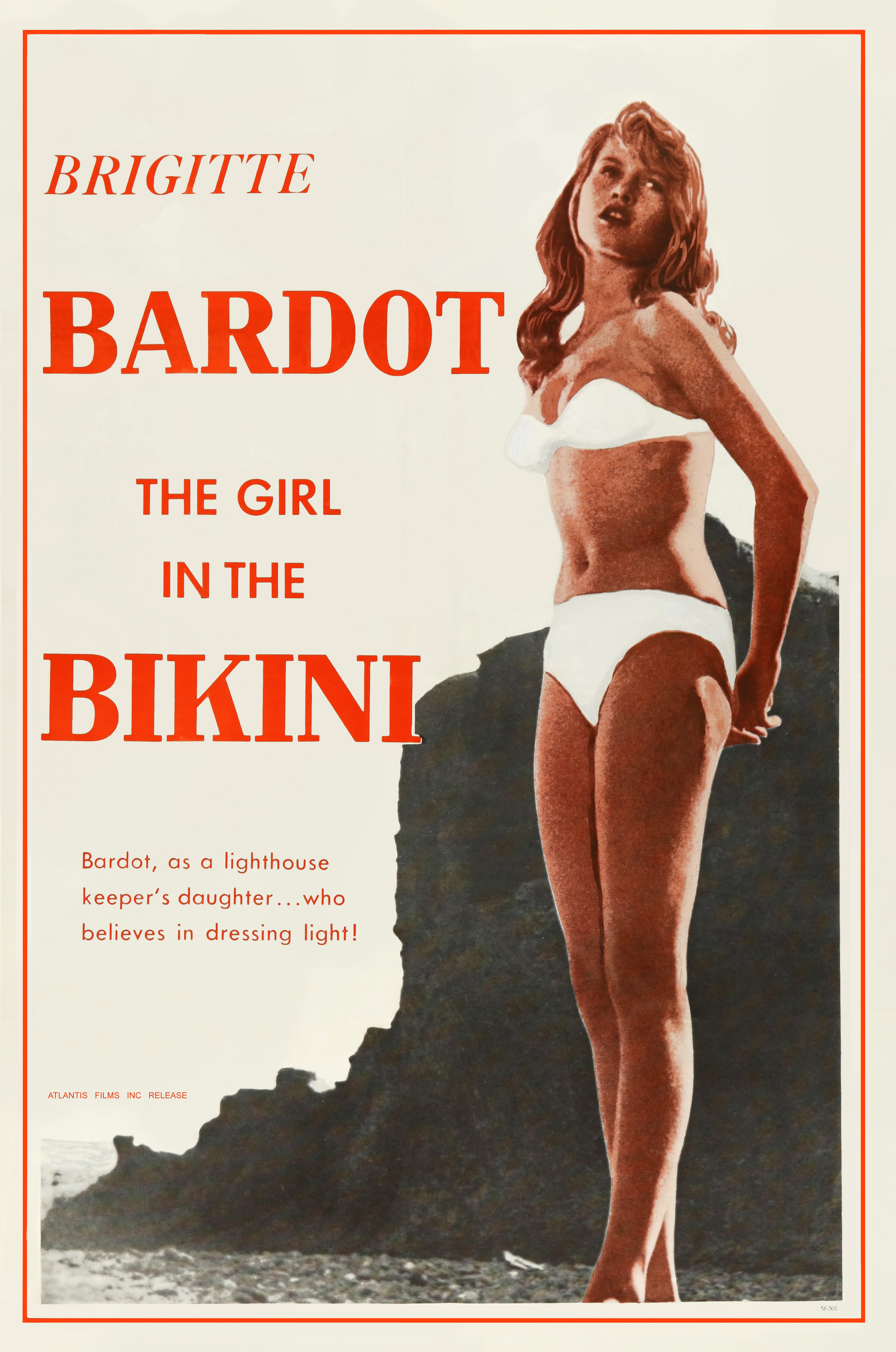 The film poster for the US release of "The Girl in the Bikini," starring Brigitte Bardot, in 1952 | Source: Getty Images