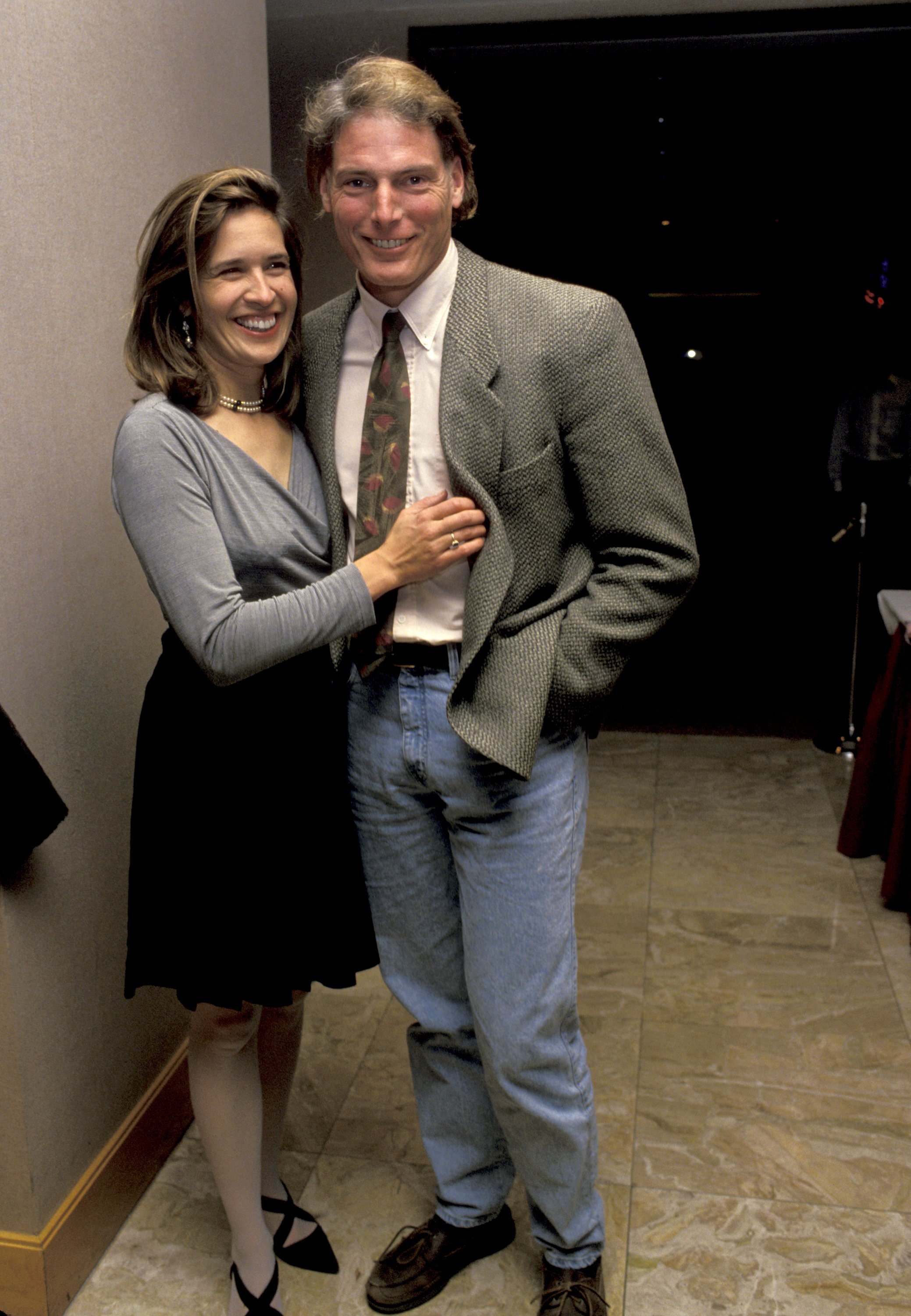 Dana Reeve and Christopher Reeve during "The Saint of Fort Washington" Opening To Benefit Creative Coalition at Worldwide Plaza Cinema in New York City, New York, United States. | Source: Getty Images