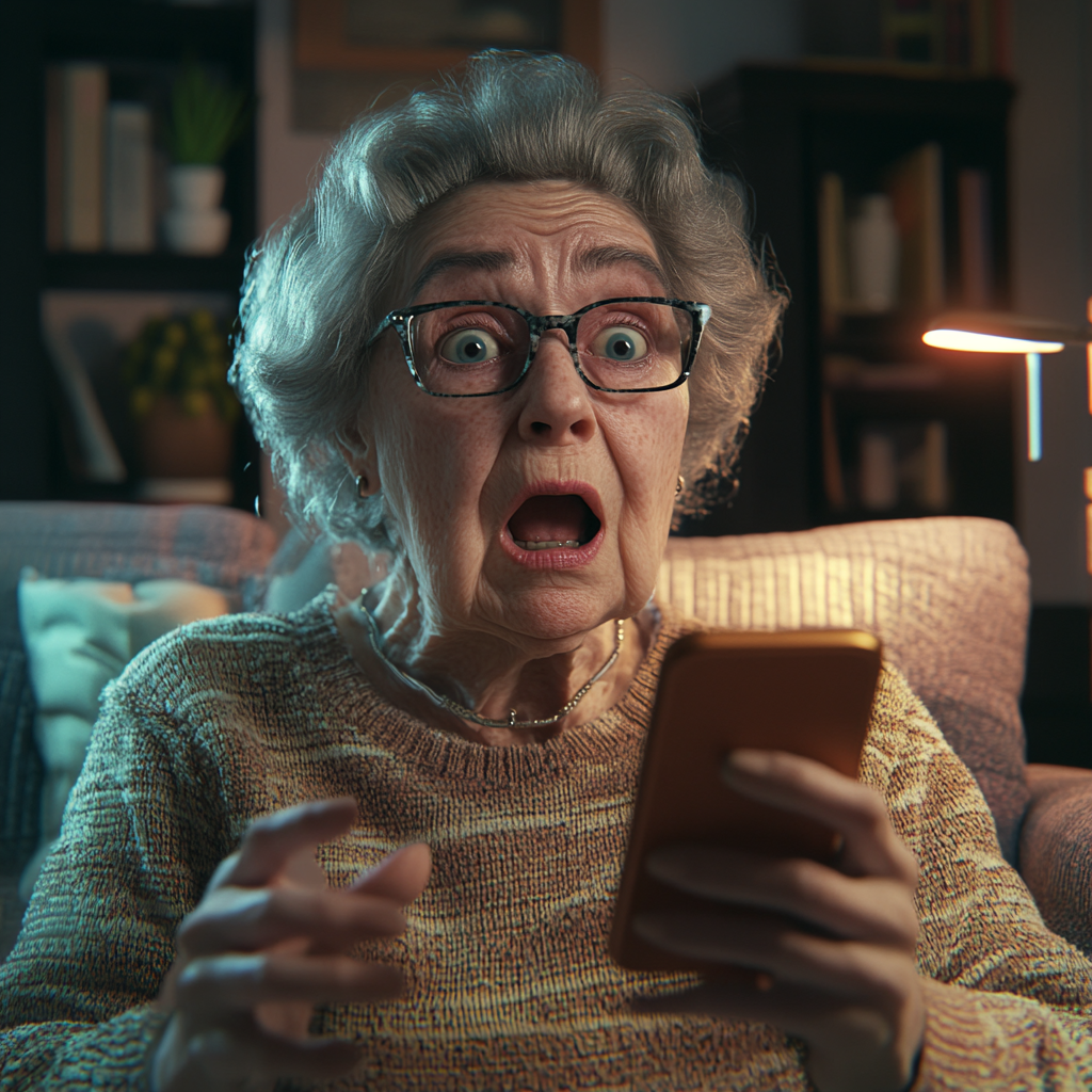 Shocked Grandma | Source: Midjourney