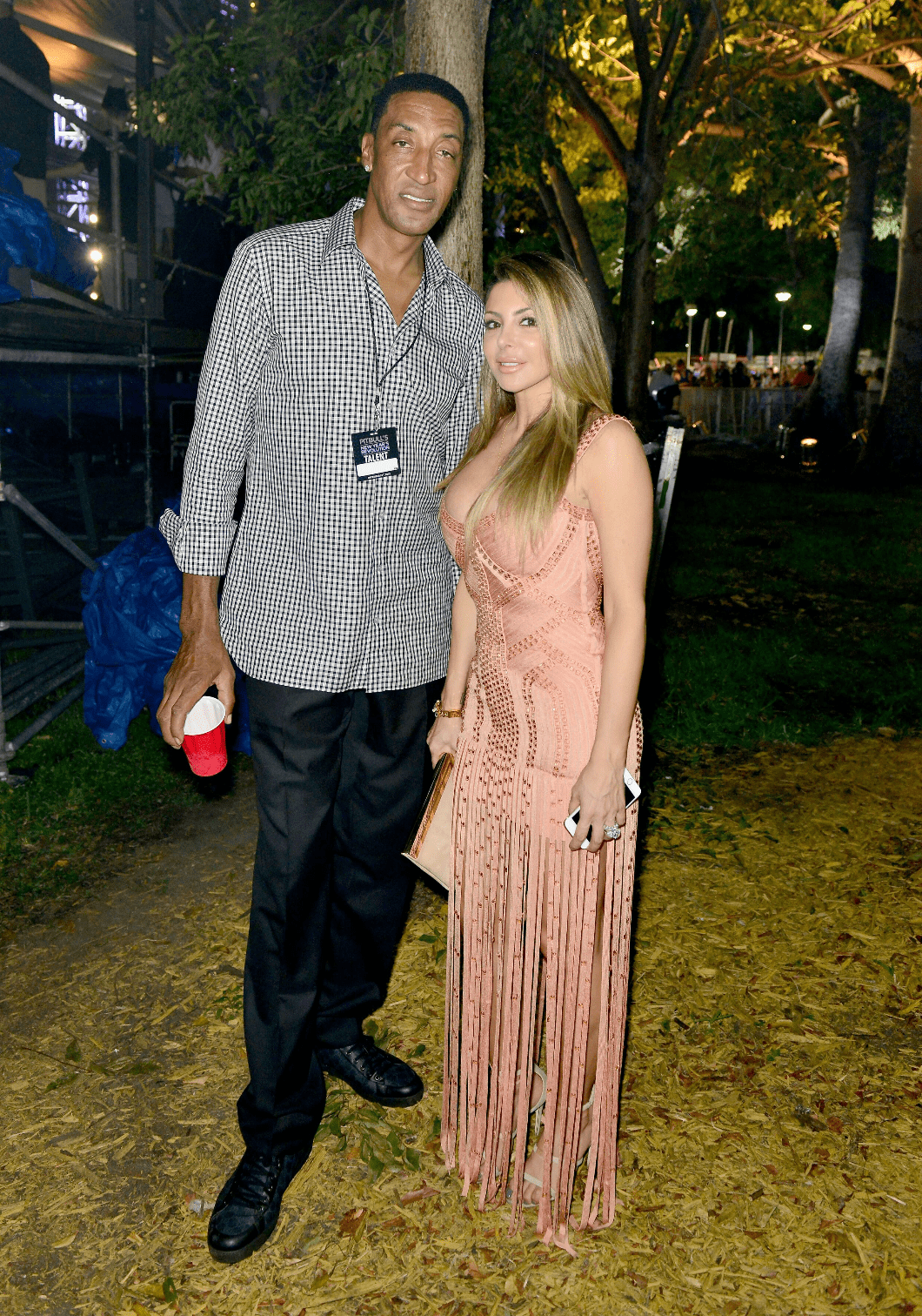 Scottie and Larsa Pippen at the Pitbulls New Years Eve Revolution in Miami in 2015 | Source: Getty Images