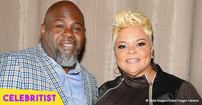 David and Tamela Mann's son steals the spotlight in purple suit looking just like his dad 