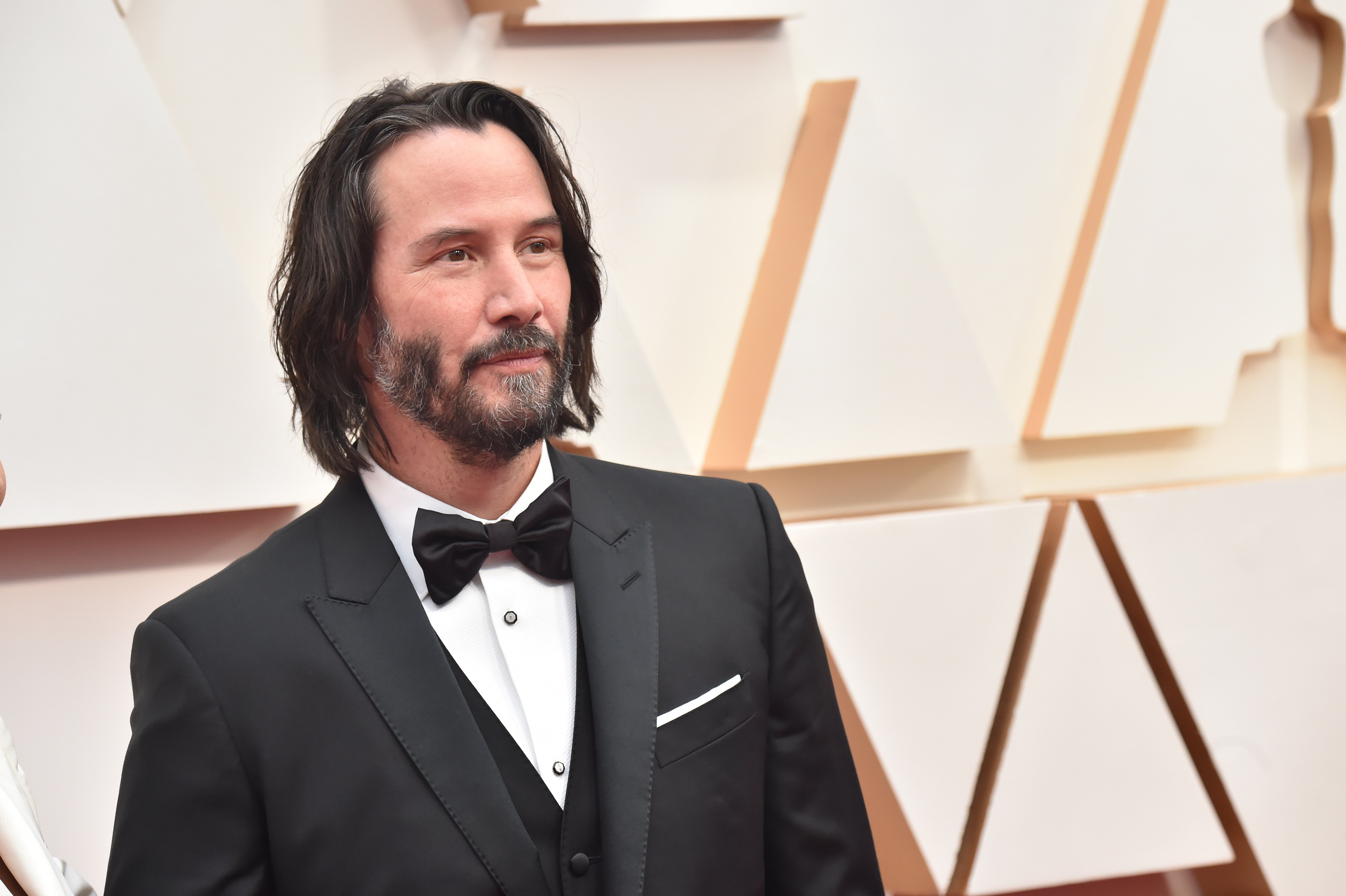 Keanu Reeves attends the 92nd Annual Academy Awards at Hollywood and Highland on February 9, 2020, in Hollywood, California. | Source: Getty Images