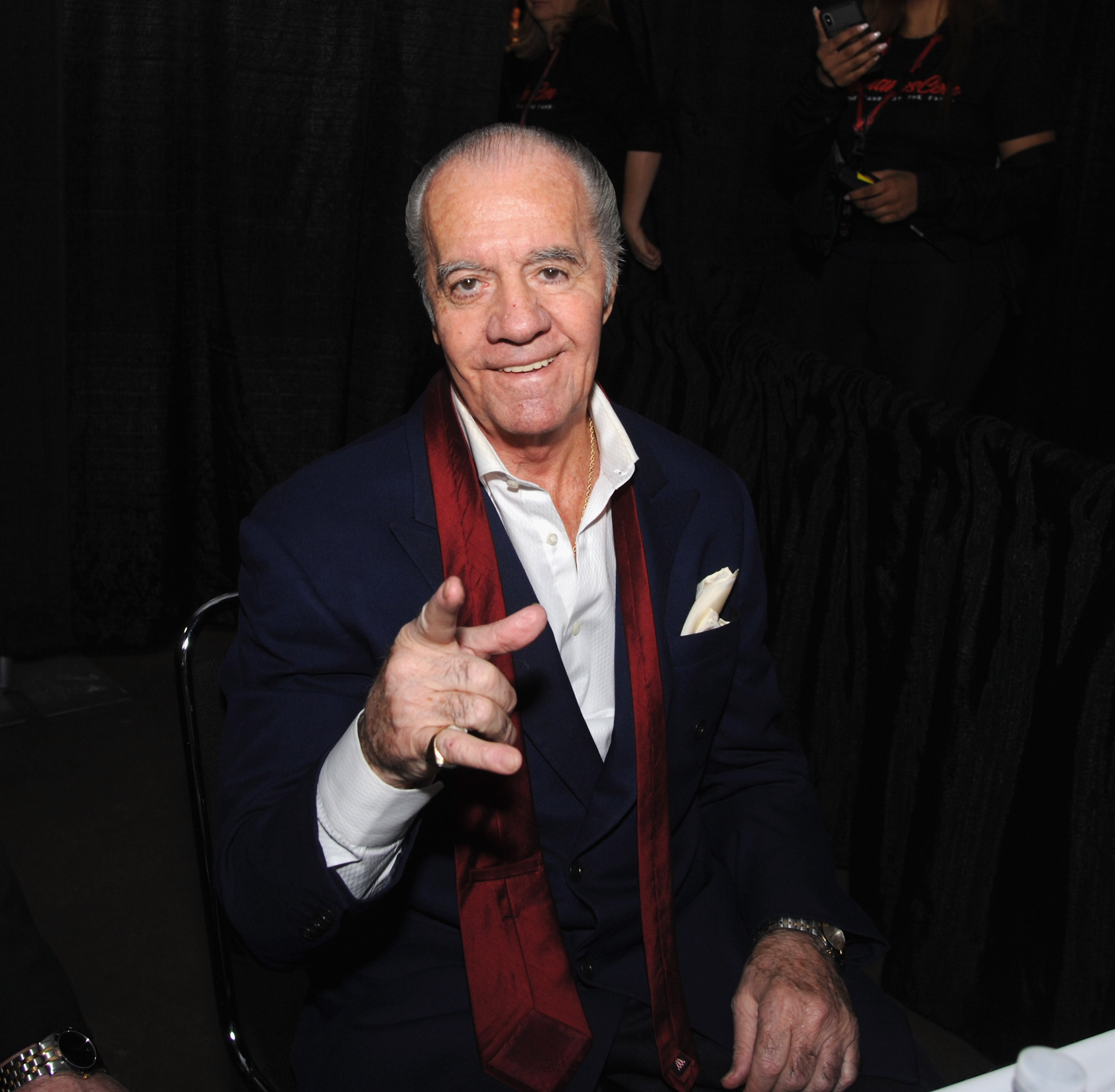 Tony Sirico passed away unexpectedly in 2022. In this photo, he attended SopranosCon at Meadowlands Exposition Center on November 23, 2019, in Secaucus, New Jersey. | Source: Getty Images
