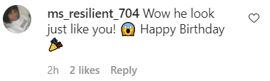 Fan's comment under a video of actor, John Amos and his son KC Amos, posted by the actor on his Instagram | Photo: Instagram/officialjohnamos 