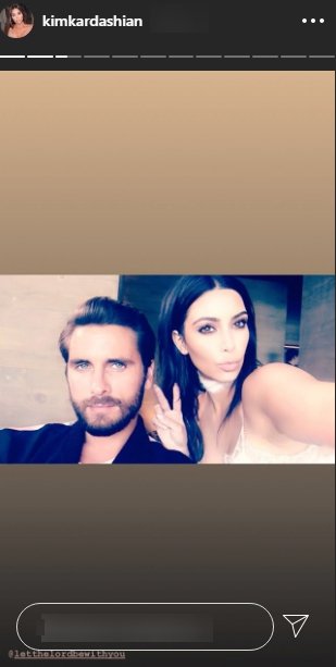 Kim Kardashian posts a photo of her and Scott Disick to celebrate his birthday. | Photo: Instagram/@kimkardashian