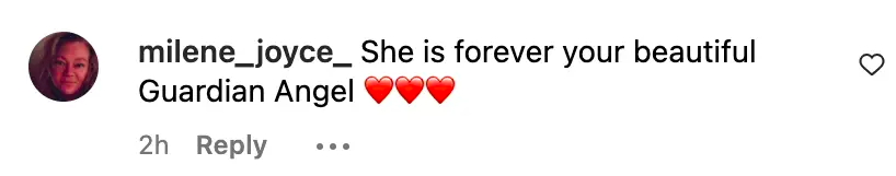 Fan comment about Ella Travolta and Kelly Preston, dated October 13, 2023 | Source: Instagram/ella.bleu