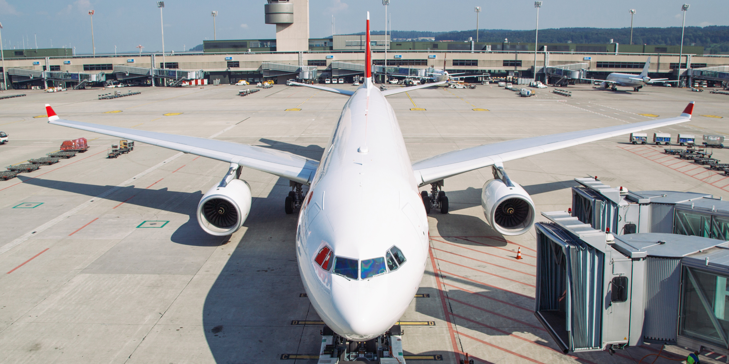 An airplane parked on the runway, 2018 | Source: Getty Images