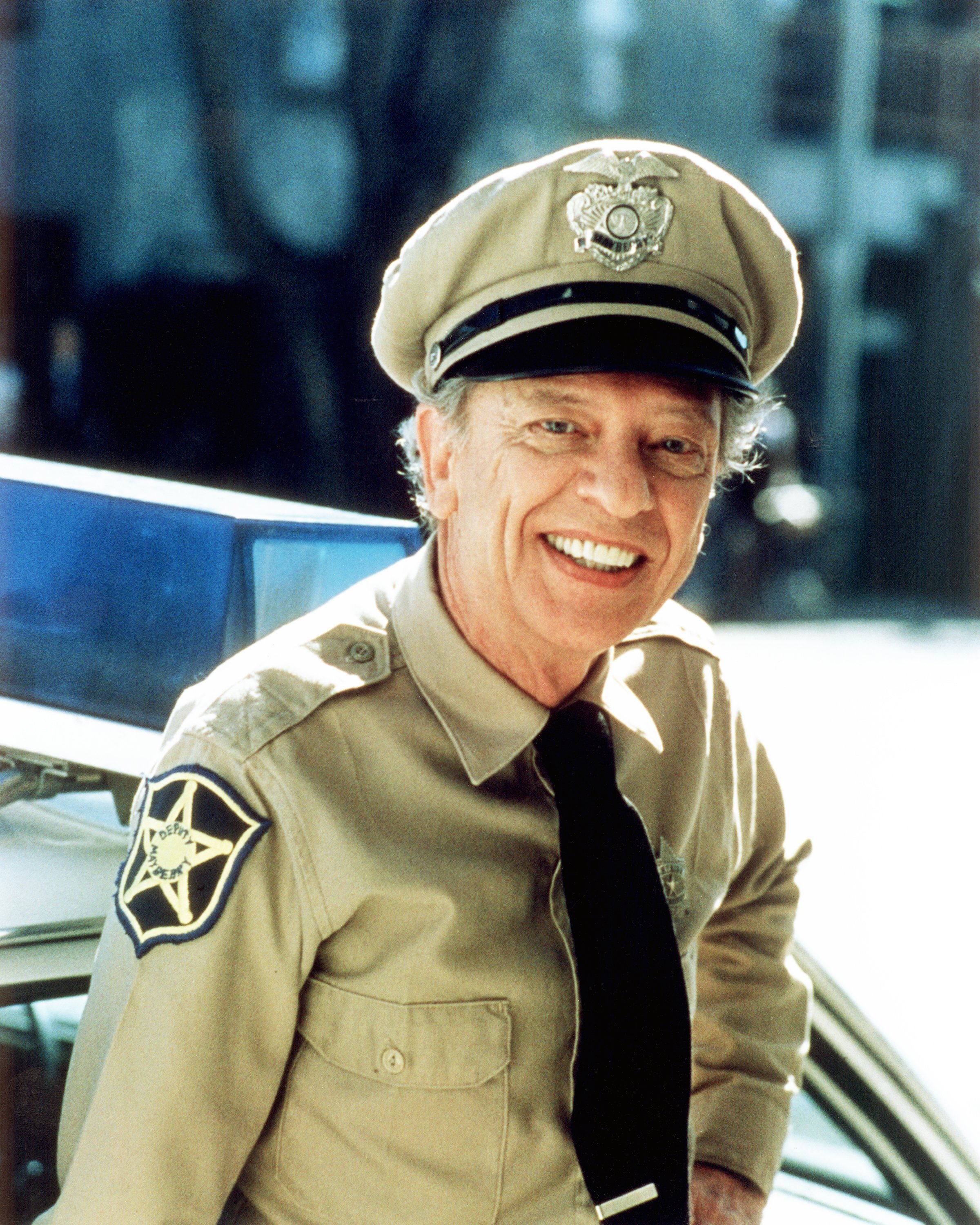 American comic actor Don Knotts as deputy sheriff Barney Fife in the TV series 'The Andy Griffith Show', circa 1965. | Source: Getty Images