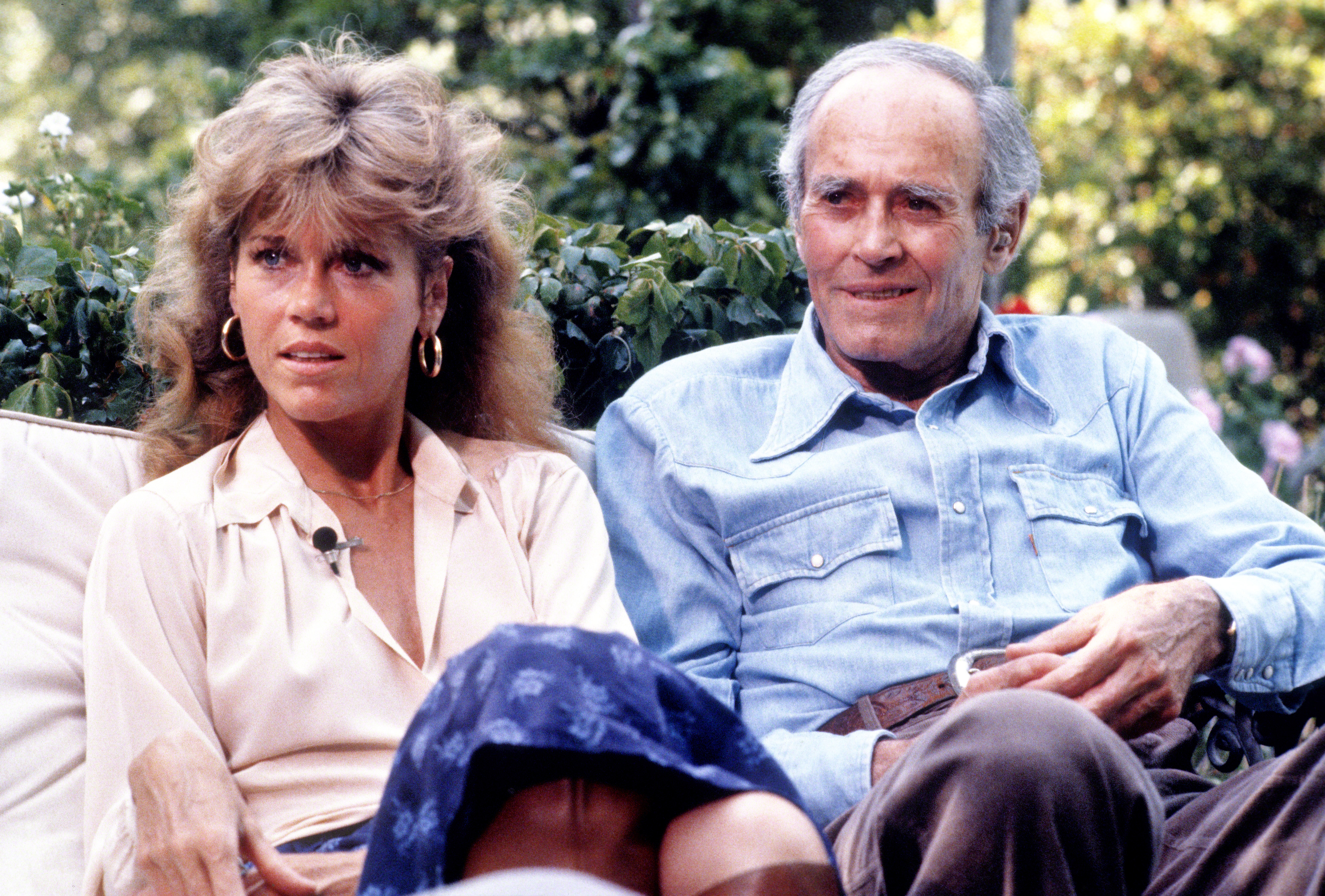 Jane Fonda and Henry Fonda in 1979 in Los Angeles, California | Source: Getty Images