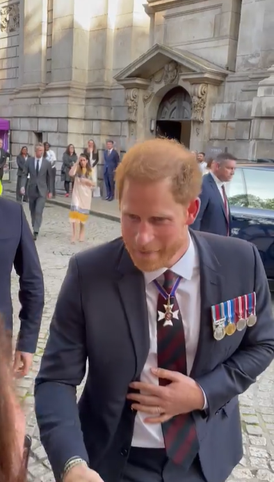 Prince Harry greets fans in a video dated May 9, 2024. | Source: X.com/AlexSeale