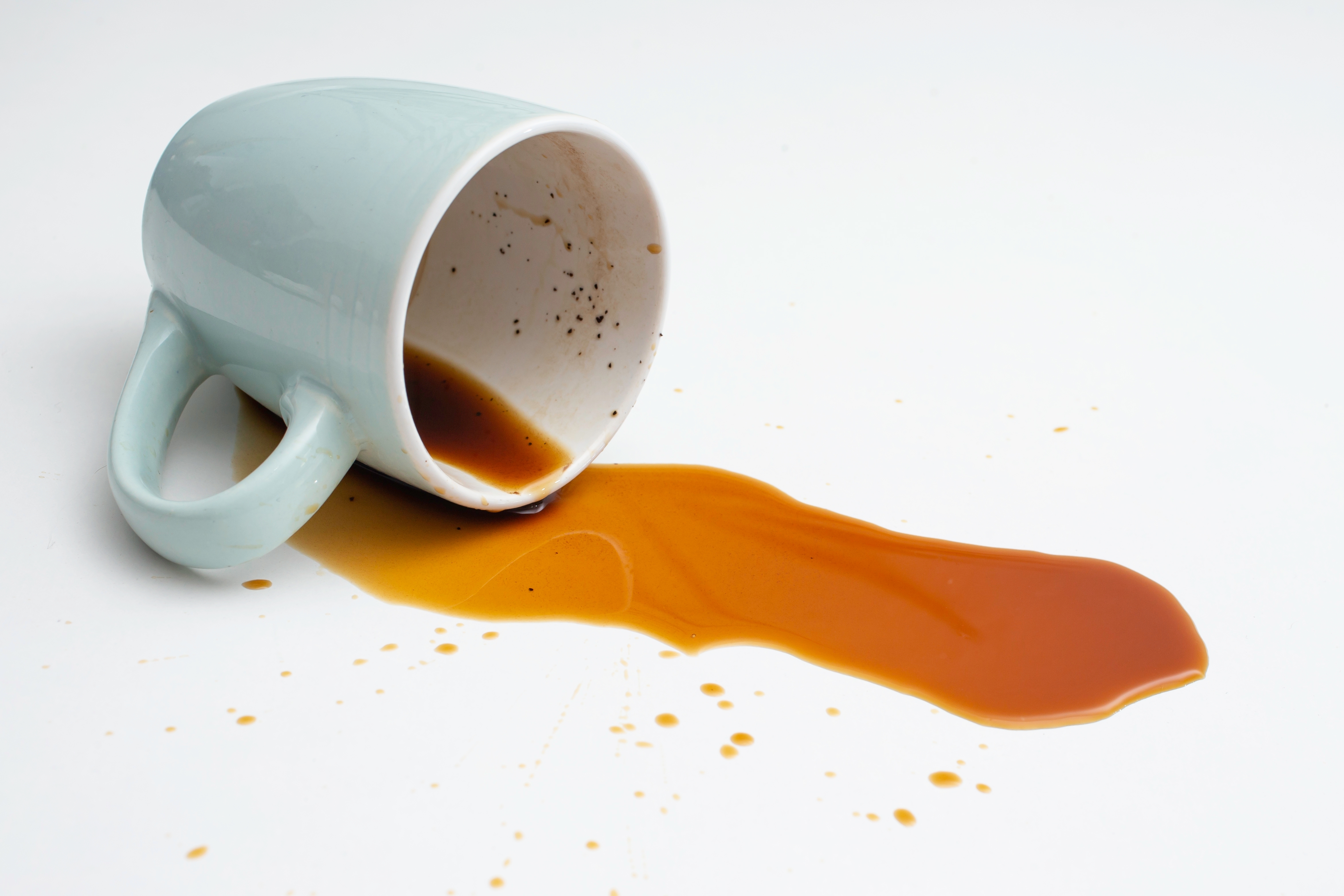 Spilled cup of coffee | Shutterstock